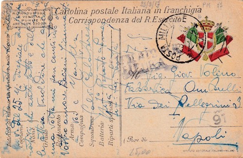 12886 cartolina in - 12886-1°,